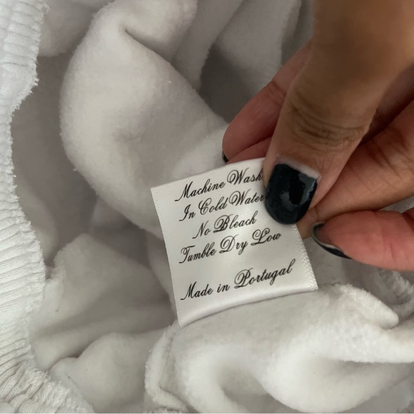 Heavy Manners Straight Leg Sweats in Snow White - Picture 3 of 12